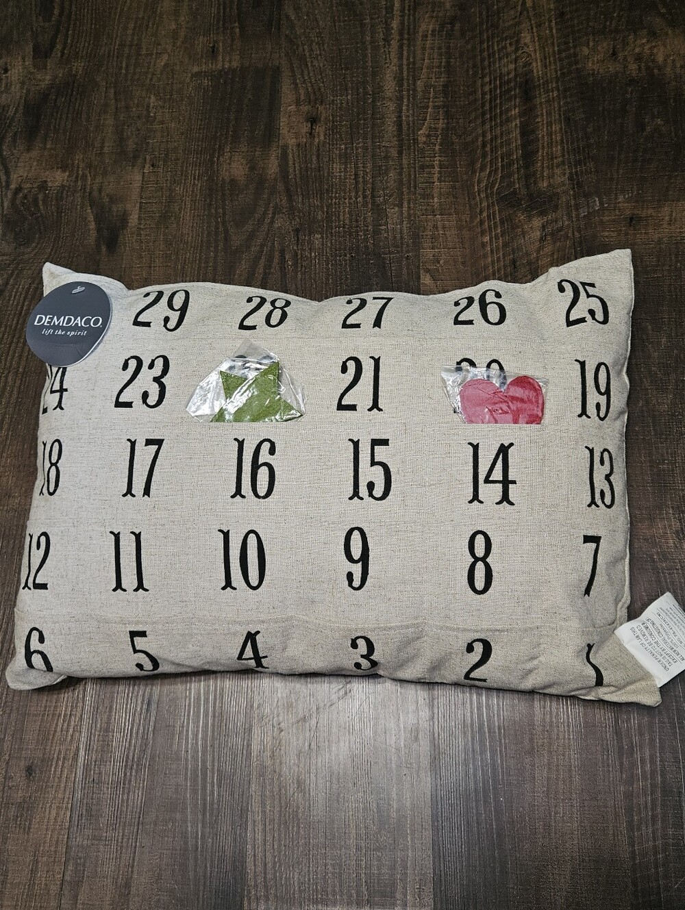 Demdaco Countdown Calendar Pillow